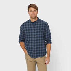 Men's Seawool Lightweight Flannel Long Sleeve Shirt