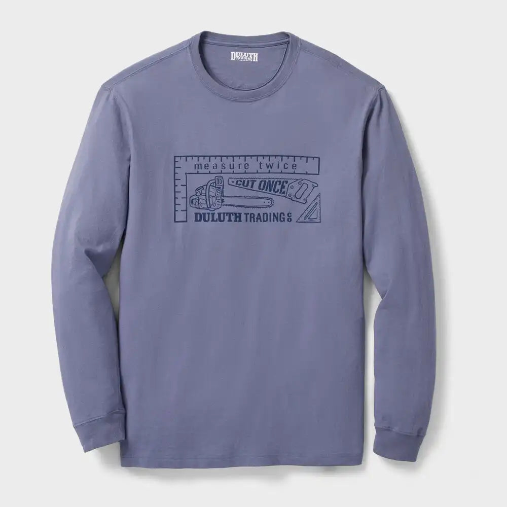Men's Longtail T Relaxed Fit LS Logo T-Shirt