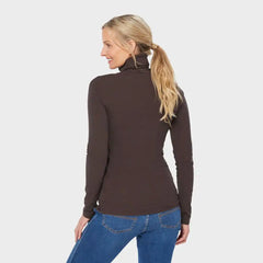 Women's No-Yank Long Sleeve Turtleneck T-Shirt